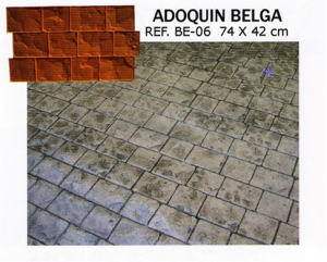 Molde Adoquín Belga